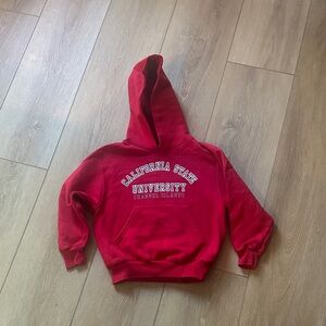 Jansport Red Cal State University Channel Islands Hoodie, kids Small